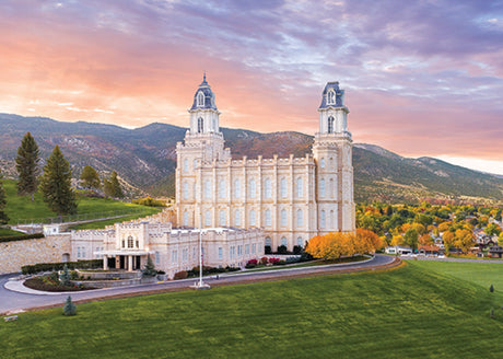 Manti Utah Temple - Greater Heights by Lance Bertola