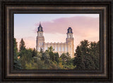 Manti Utah Temple - Summer Sunset by Lance Bertola