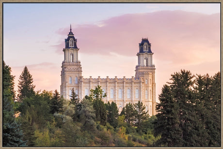 Manti Utah Temple - Summer Sunset by Lance Bertola