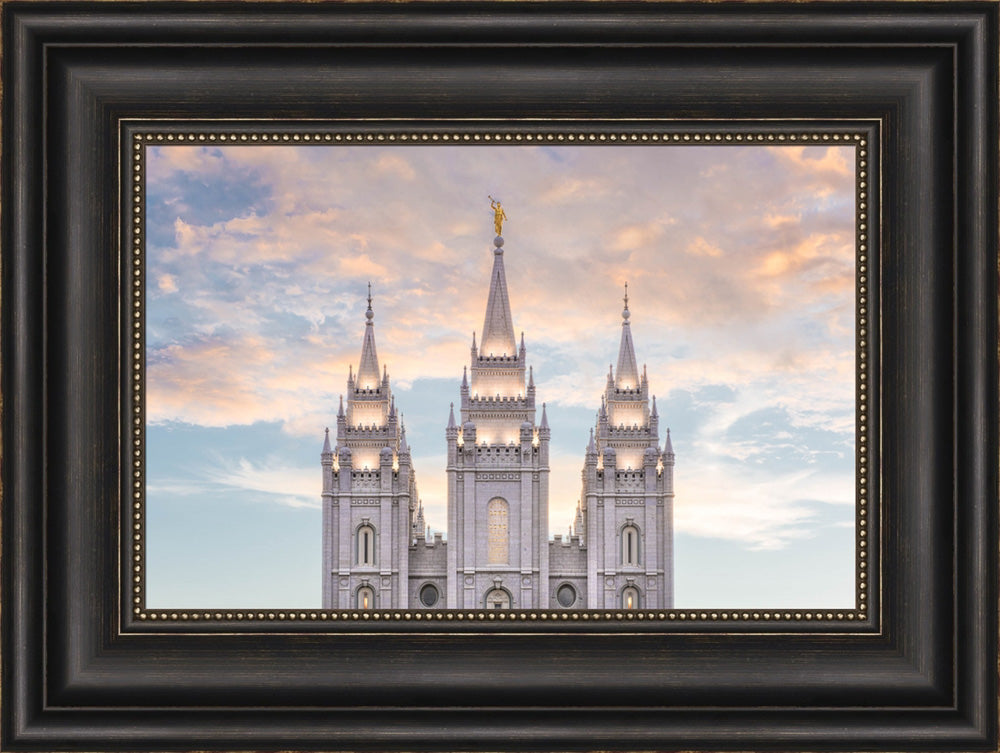 Salt Lake City Utah Temple - Guiding Lights by Lance Bertola
