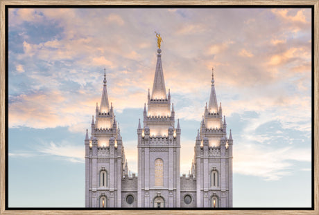 Salt Lake City Utah Temple - Guiding Lights by Lance Bertola