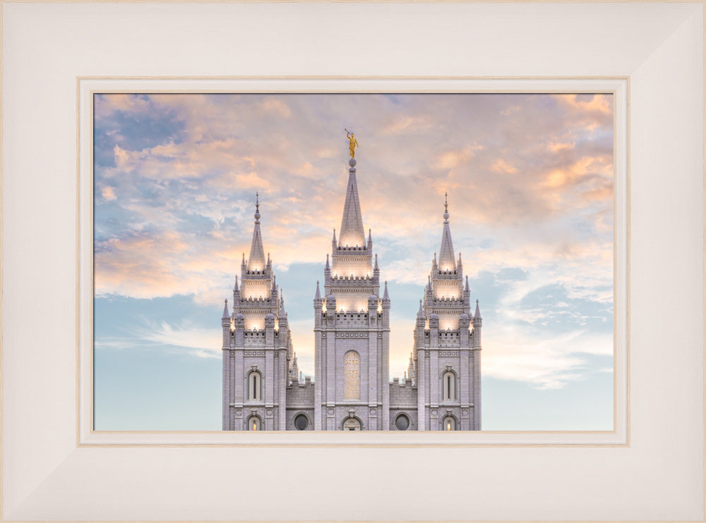 Salt Lake City Utah Temple - Guiding Lights by Lance Bertola