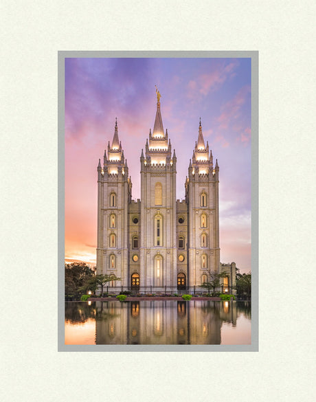 Salt Lake City Temple - Glimmer of Hope by Lance Bertola