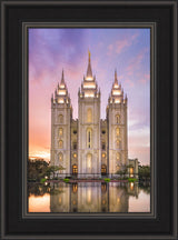 Salt Lake City Temple - Glimmer of Hope by Lance Bertola