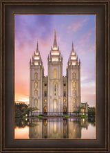 Salt Lake City Temple - Glimmer of Hope by Lance Bertola