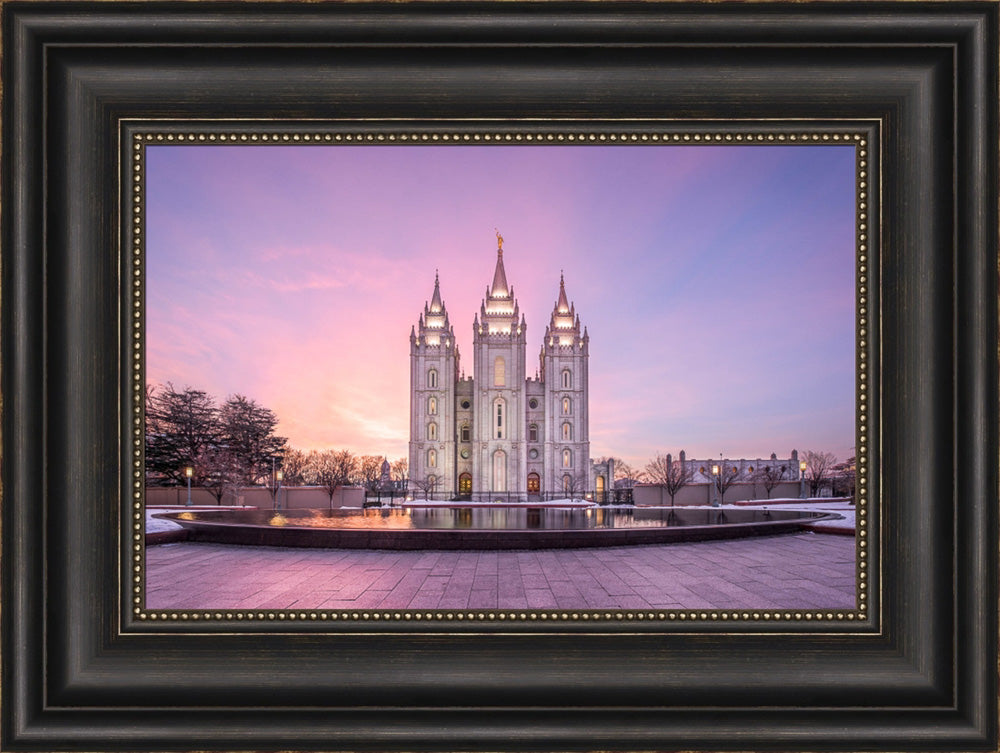Salt Lake City Temple - Glorious Promises by Lance Bertola