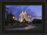 Salt Lake City Temple - Blue Hour by Lance Bertola