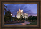 Salt Lake City Temple - Blue Hour by Lance Bertola