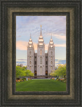 Salt Lake City Utah Temple - Spring Tranquility by Lance Bertola