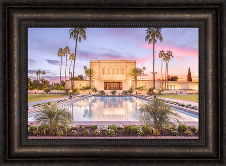 Mesa Arizona Temple - Reflection Pool by Lance Bertola