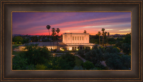 Mesa Temple - Sunset West by Lance Bertola