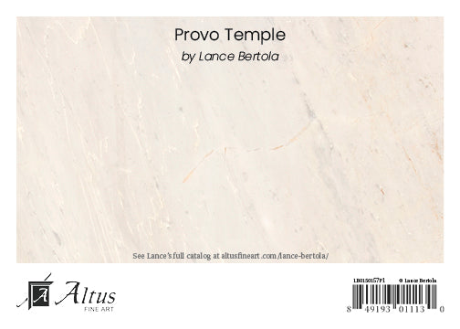 Provo Temple 5x7 print
