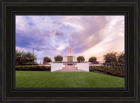 Atlanta Georgia Temple - Summer Sunset by Lance Bertola