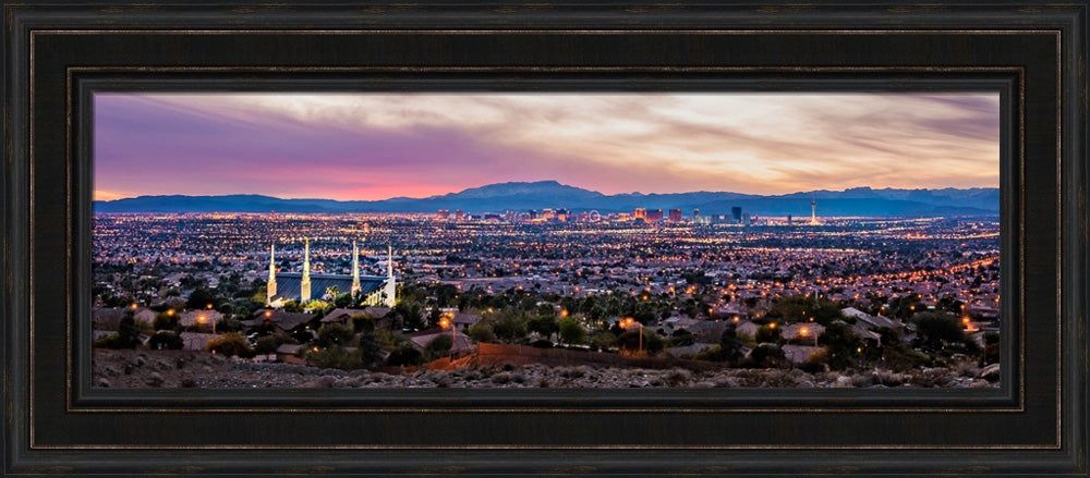 Las Vegas Nevada Temple - Contrasting by Lance Bertola