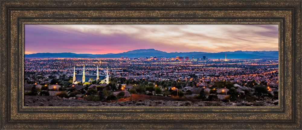 Las Vegas Nevada Temple - Contrasting by Lance Bertola