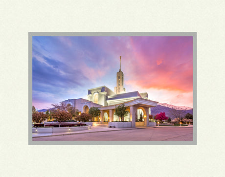 Mount Timpanogos Temple - Resplendent Hope by Lance Bertola