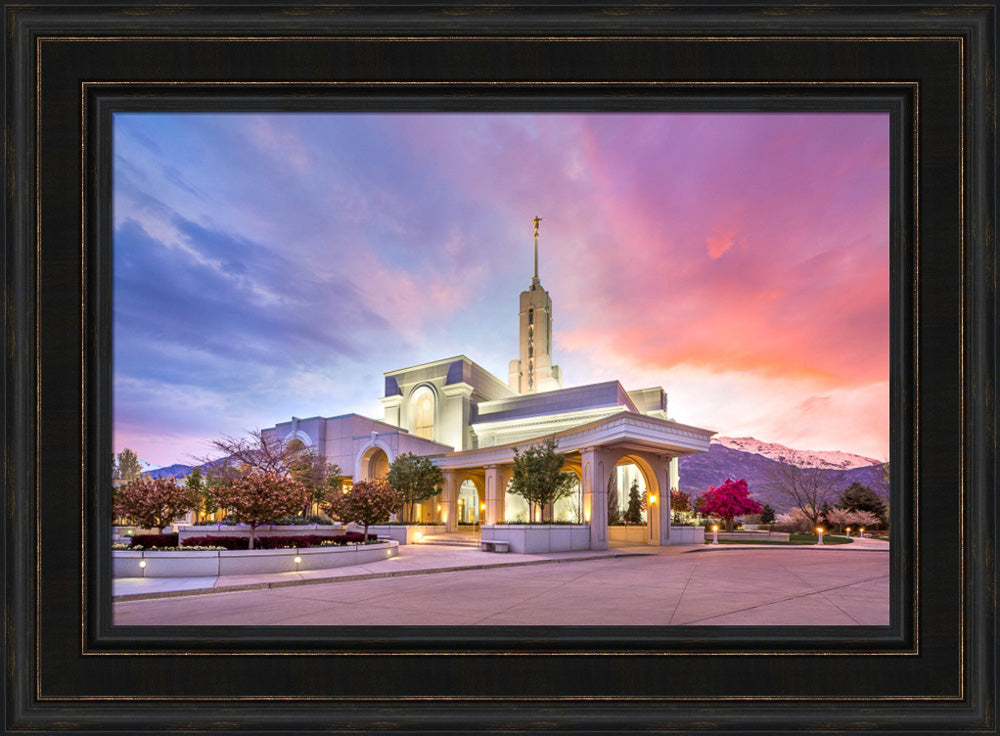 Mount Timpanogos Temple - Resplendent Hope by Lance Bertola