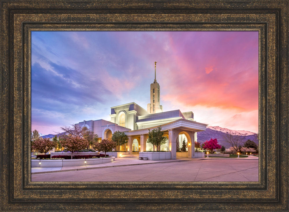 Mount Timpanogos Temple - Resplendent Hope by Lance Bertola