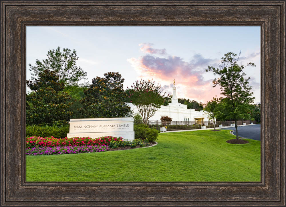 Birmingham Temple - Last Light by Lance Bertola