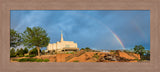 Snowflake Temple - Double Rainbow by Lance Bertola