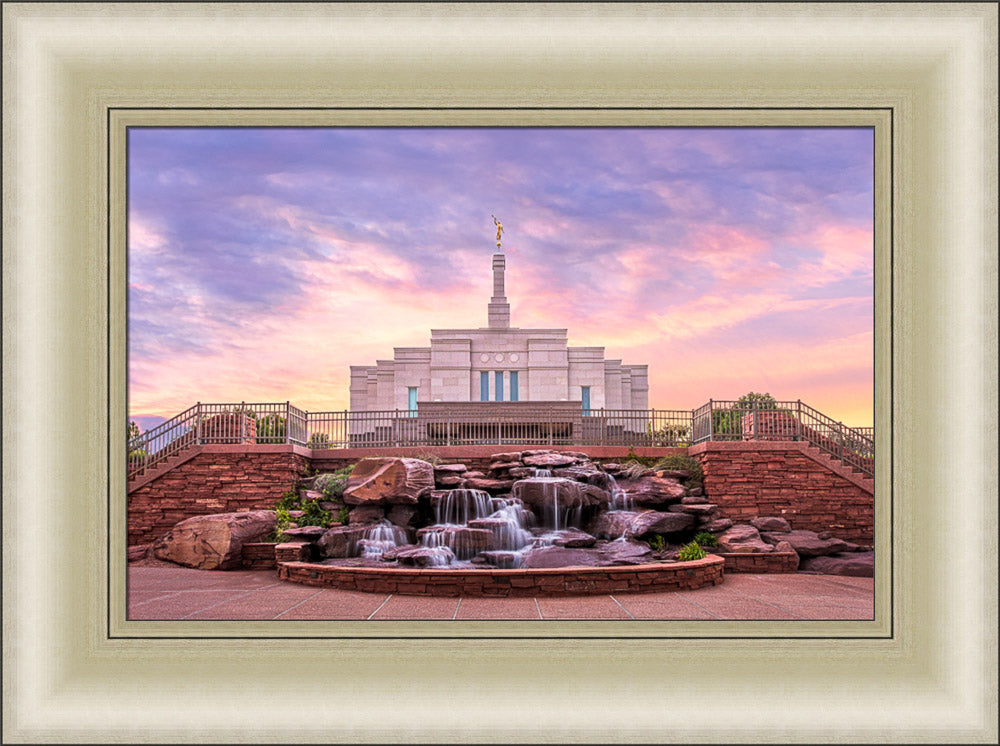 Snowflake Temple - Fountain by Lance Bertola