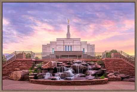 Snowflake Temple - Fountain by Lance Bertola