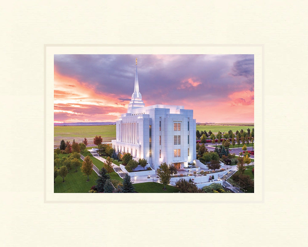 Rexburg Temple - Greater Heights 5x7 print