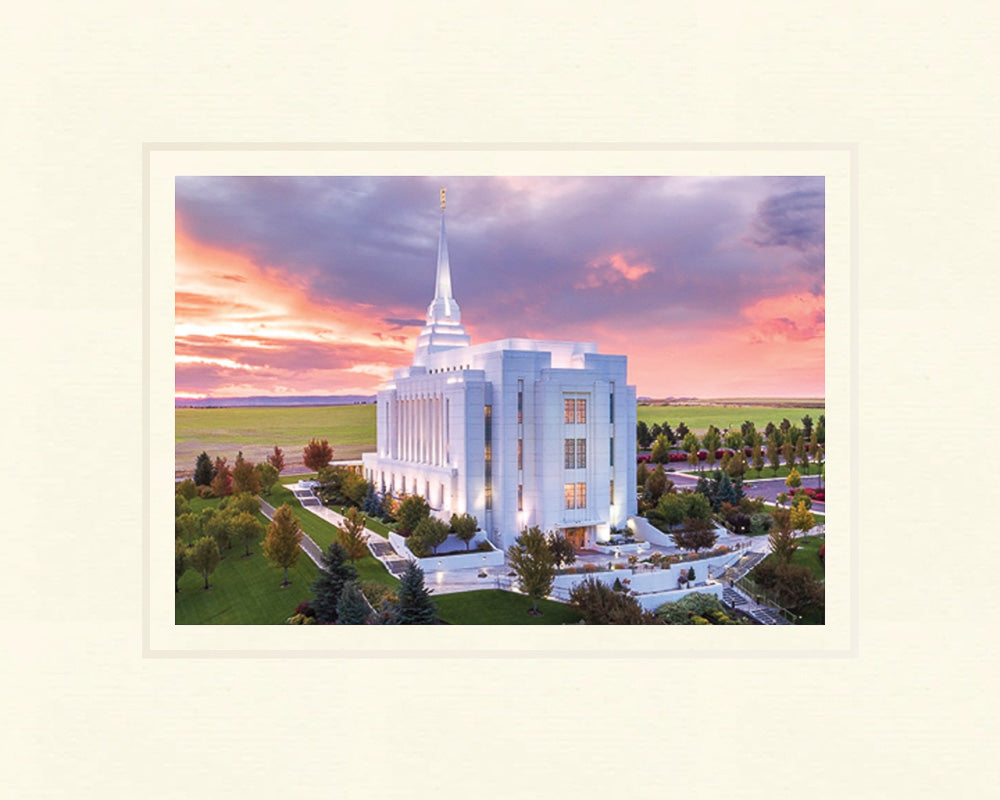 Rexburg Idaho Temple - Greater Heights by Lance Bertola