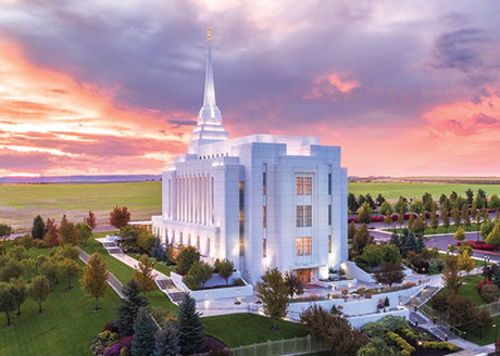 Rexburg Idaho Temple - Greater Heights by Lance Bertola