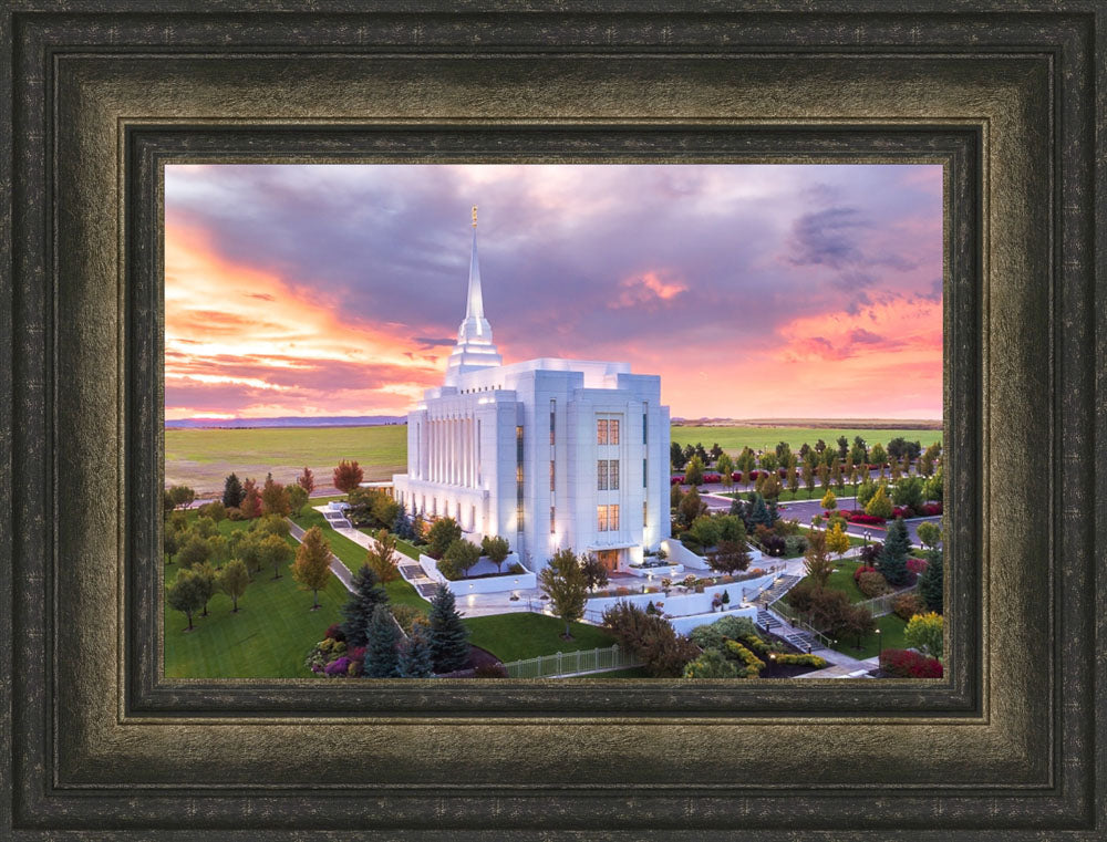 Rexburg Idaho Temple - Greater Heights by Lance Bertola