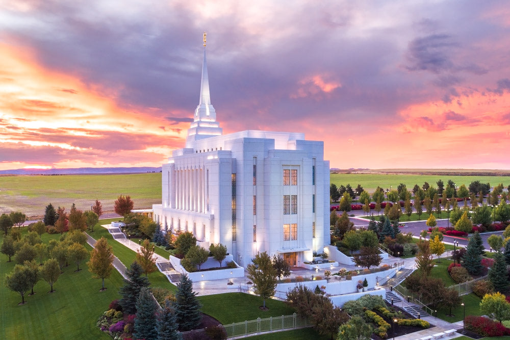 Rexburg Idaho Temple - Greater Heights by Lance Bertola