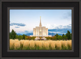 Oquirrh Mountain Utah Temple - Fall Colors by Lance Bertola