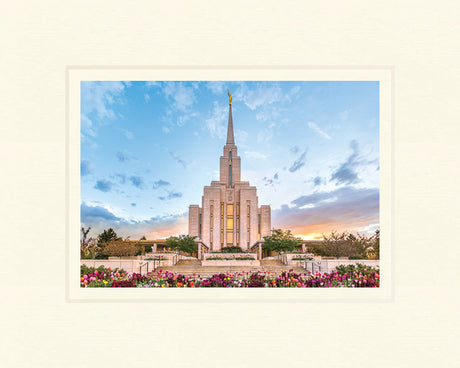 Oquirrh Mountain Temple - Beauty of Creation by Lance Bertola