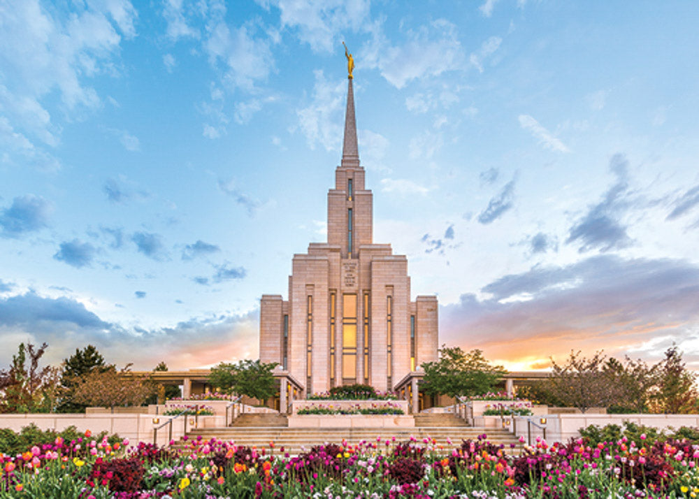 Oquirrh Mountain Temple - Beauty of Creation by Lance Bertola