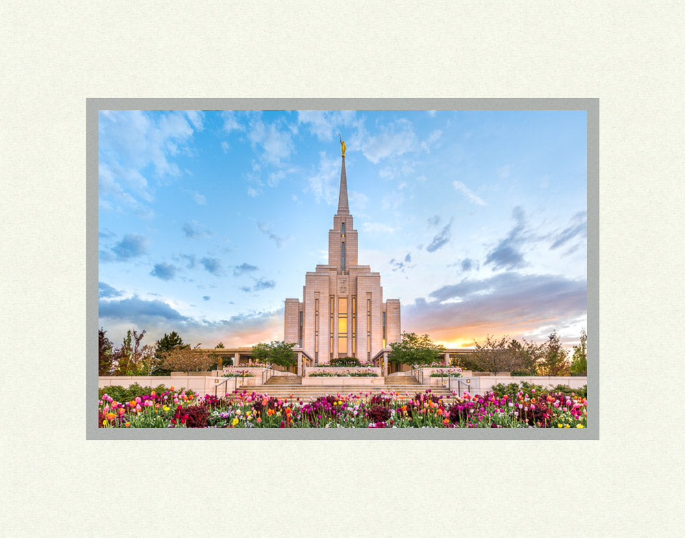 Oquirrh Mountain Temple - Beauty of Creation by Lance Bertola