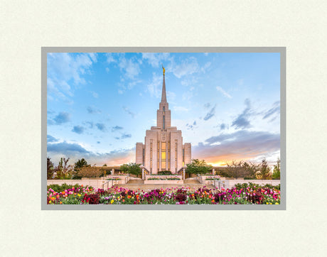 Oquirrh Mountain Temple - Beauty of Creation by Lance Bertola