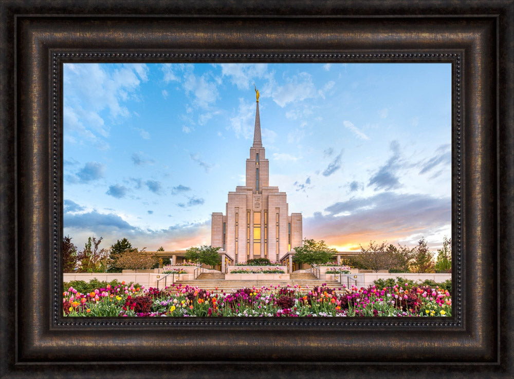 Oquirrh Mountain Temple - Beauty of Creation by Lance Bertola