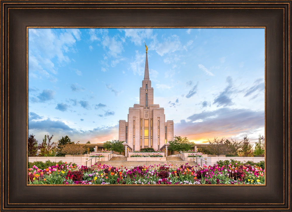 Oquirrh Mountain Temple - Beauty of Creation by Lance Bertola