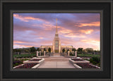 Gila Valley Arizona Temple - Vibrant Sunset by Lance Bertola