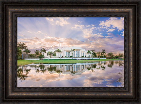 Fort Lauderdale Florida Temple - Rays of Light by Lance Bertola