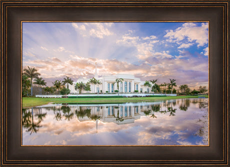 Fort Lauderdale Florida Temple - Rays of Light by Lance Bertola