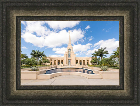 Fort Lauderdale Florida Temple - Reflection Pool by Lance Bertola