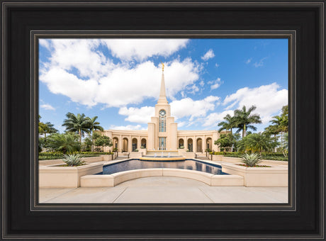 Fort Lauderdale Florida Temple - Reflection Pool by Lance Bertola