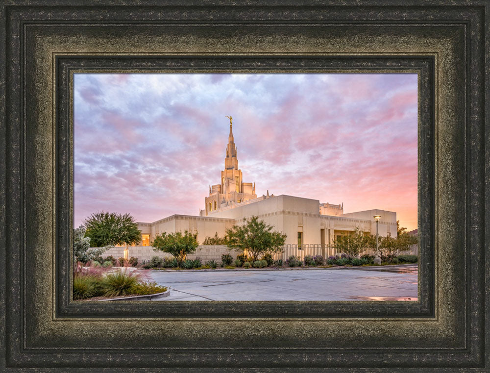 Phoenix Arizona Temple - Sunset Burst by Lance Bertola | Altus