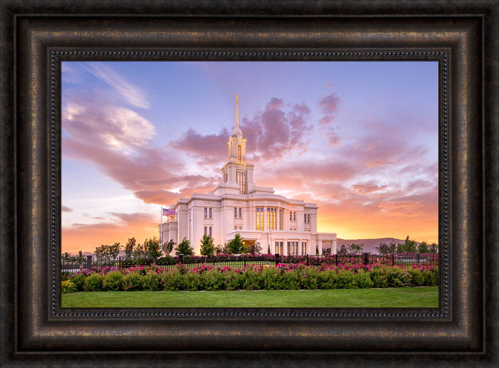 Payson Utah Temple - Lasting Luster by Lance Bertola