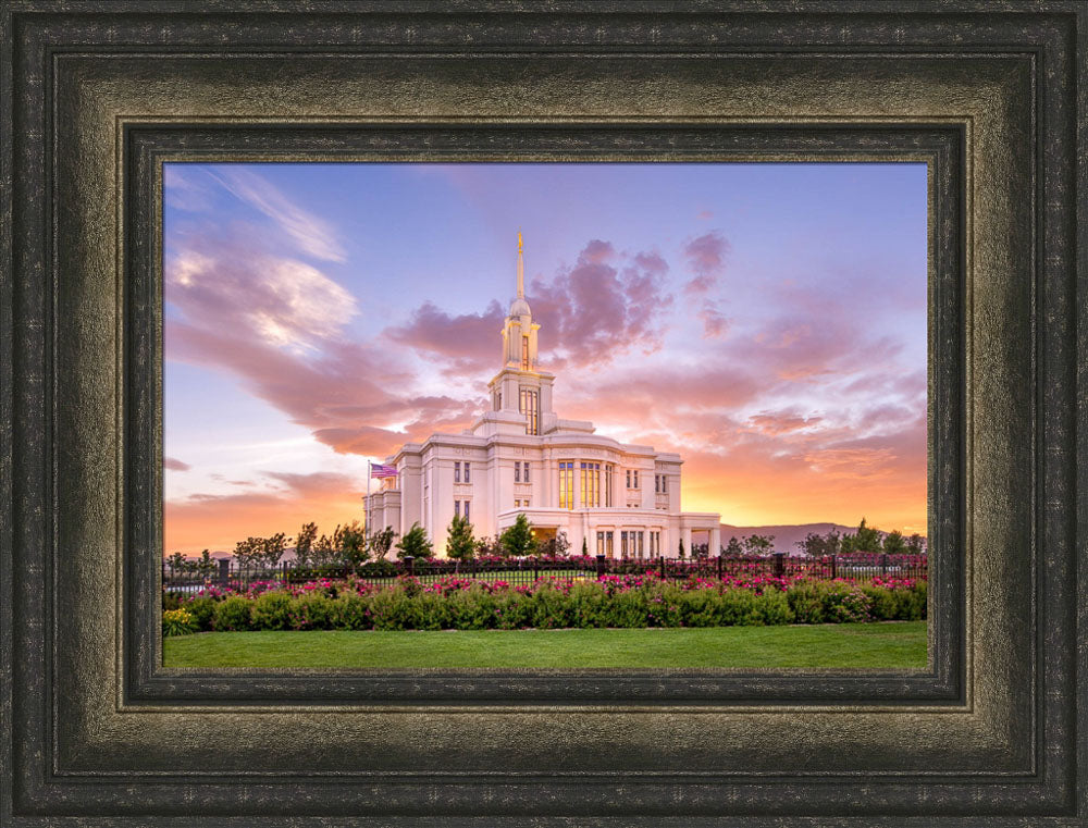 Payson Utah Temple - Lasting Luster by Lance Bertola