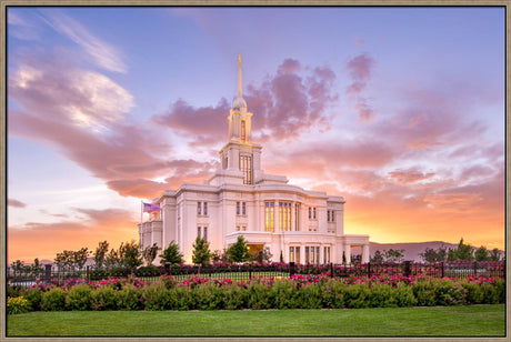 Payson Utah Temple - Lasting Luster by Lance Bertola