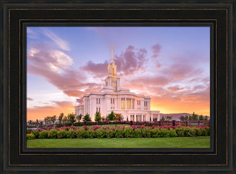 Payson Utah Temple - Lasting Luster by Lance Bertola