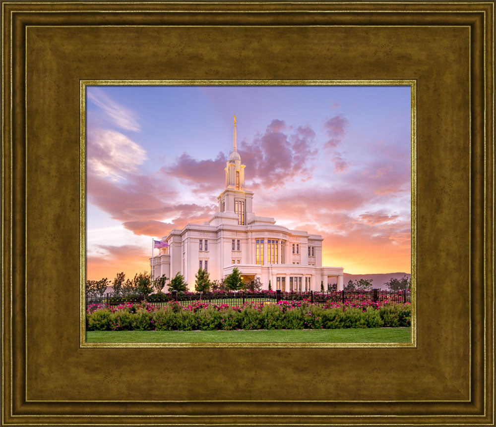Payson Utah Temple - Lasting Luster by Lance Bertola