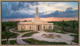 Indianapolis Temple - Sunset Panorama by Lance Bertola